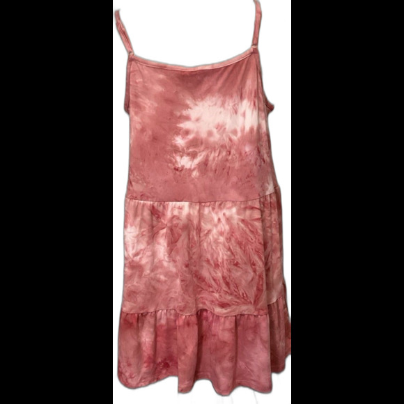 205 Collin’s Dress Women's Size XL Mauve Tie-Dyed Sleeveless Spaghetti Strap - Picture 2 of 8